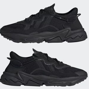 Black adidas OZWEEGO size 4 sneakers
